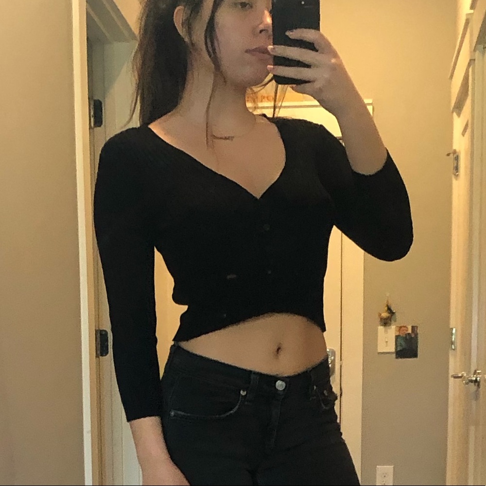 Cropped Button Up - Picture 9 of 14